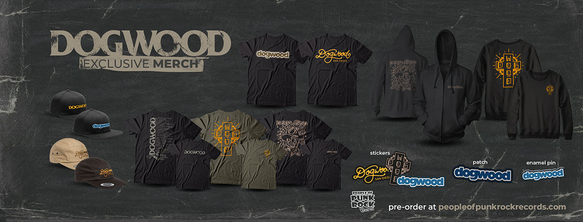 DOGWOOD new exclusive merch available for pre-order now!