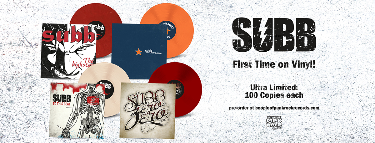 SUBB - 4 New Vinyl Pre-Order